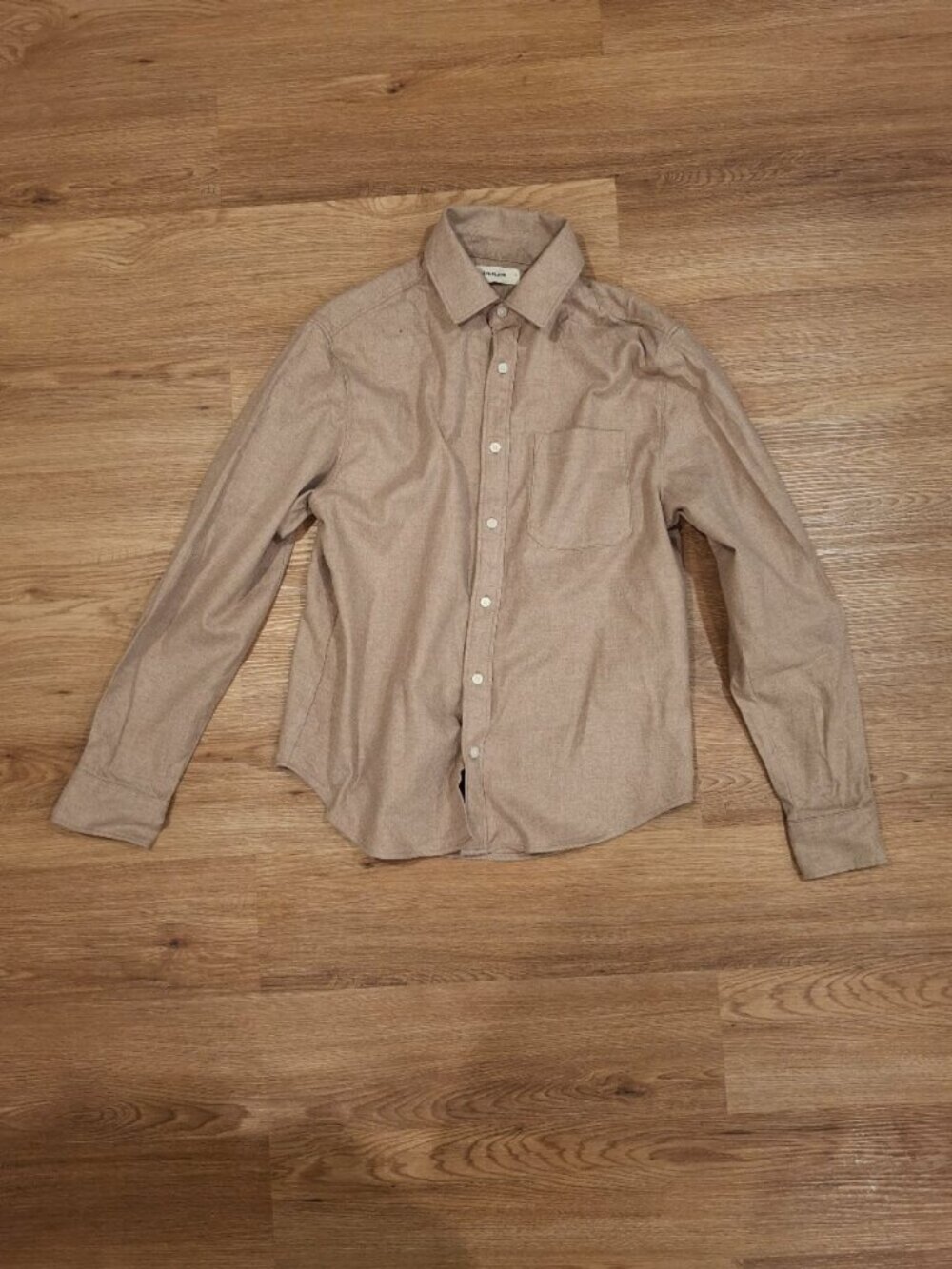 NWOT - Everlane Brushed Flannel Shirt - Small - Heather Oatmeal